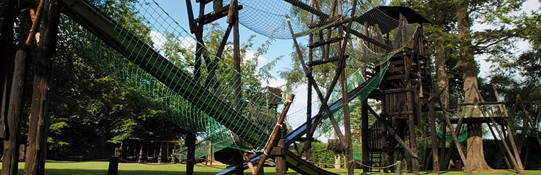 Bowood House Adventure Playground - easy to get to from Barn Cottages Holiday Cottages